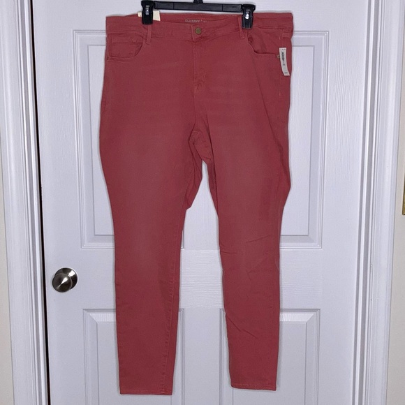 Old Navy Denim - Old Navy Pink Rockstar Skinny Jeans